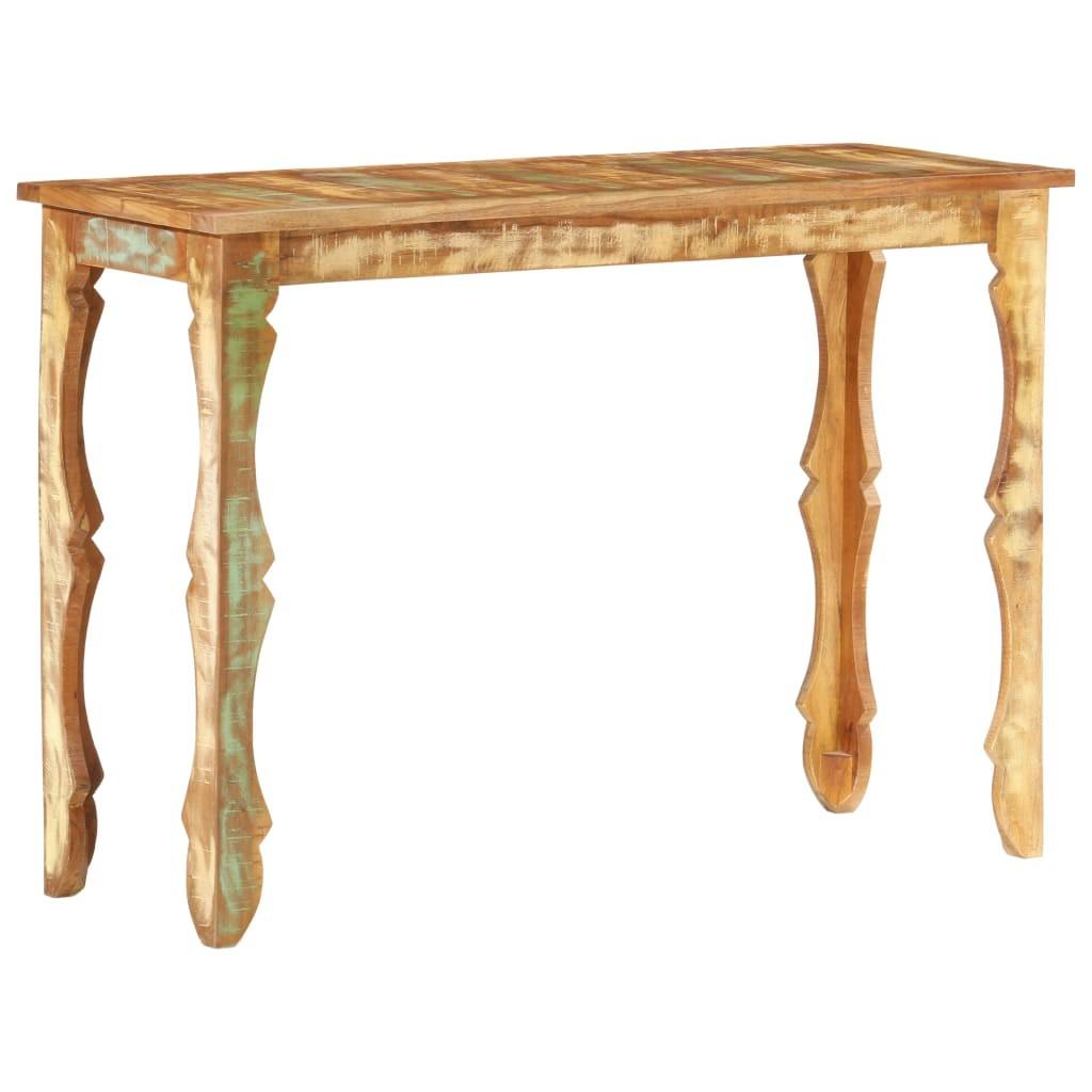 vidaXL konsolbord 110 x 40 x 76 cm massivt genbrugstræ