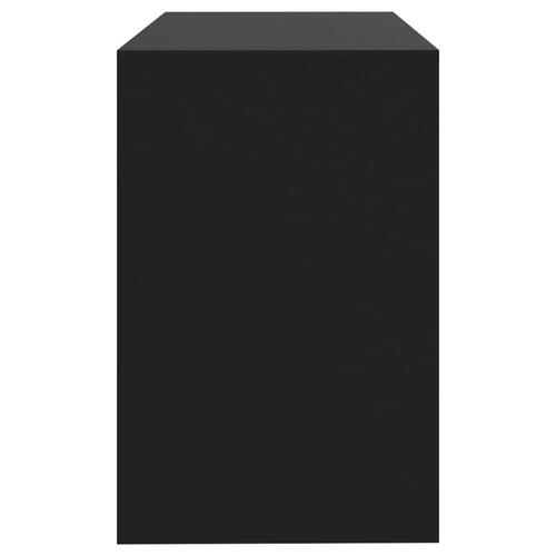 Skrivebord 101x50x76,5 cm spånplade sort