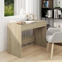 Skrivebord 101x50x76,5 cm spånplade sonoma-eg