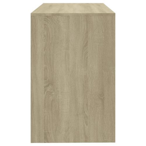 Skrivebord 101x50x76,5 cm spånplade sonoma-eg