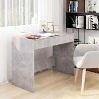 Skrivebord 101x50x76,5 cm spånplade betongrå