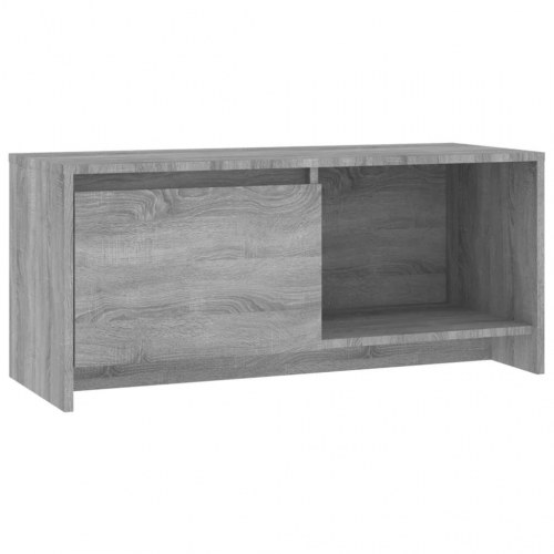 Tv-bord 90×35×40 cm i konstrueret træ - grå sonoma-eg