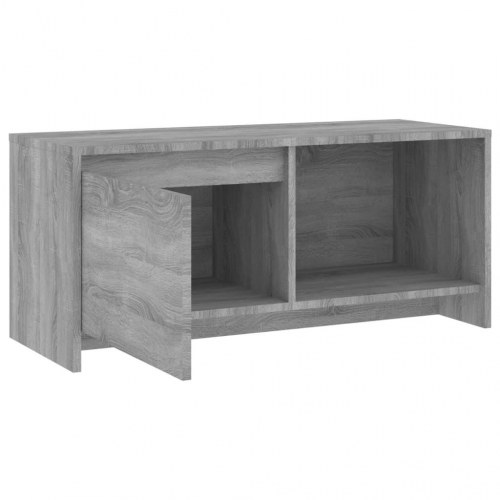 Tv-bord 90×35×40 cm i konstrueret træ - grå sonoma-eg