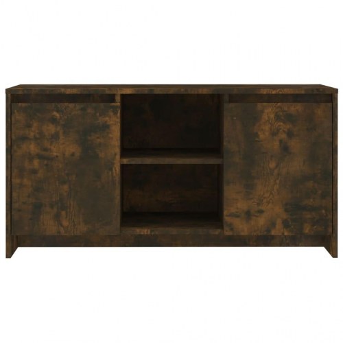 Tv-bord i konstrueret træ - 102×37,5×52,5 cm, røget egetræ