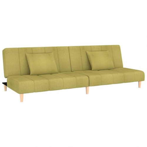 2-personers sovesofa stof grøn