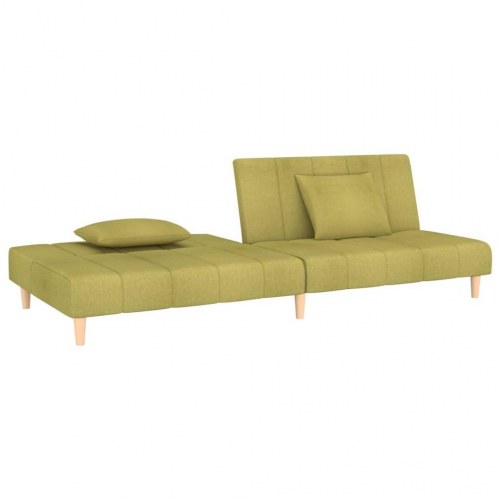 2-personers sovesofa stof grøn