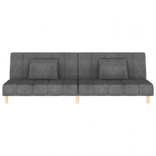 2-personers sovesofa stof mørkegrå