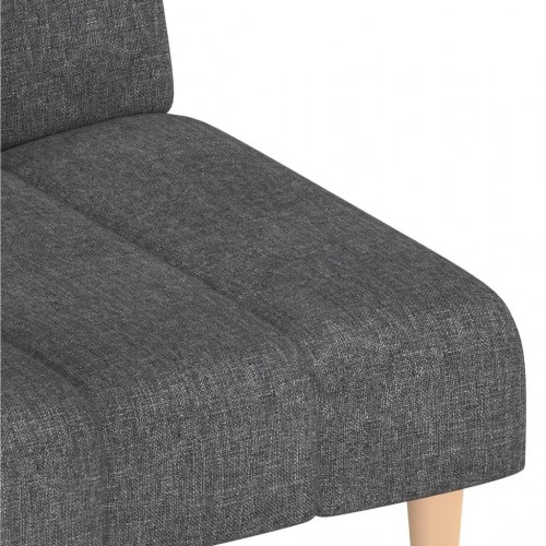 2-personers sovesofa stof mørkegrå
