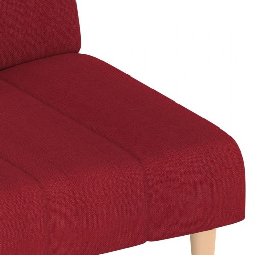 2-personers sovesofa stof vinrød
