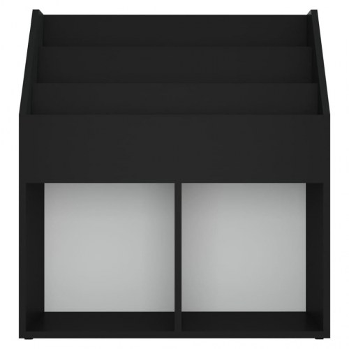 Magasinholder til børn 71x30x78,5 cm spånplade sort