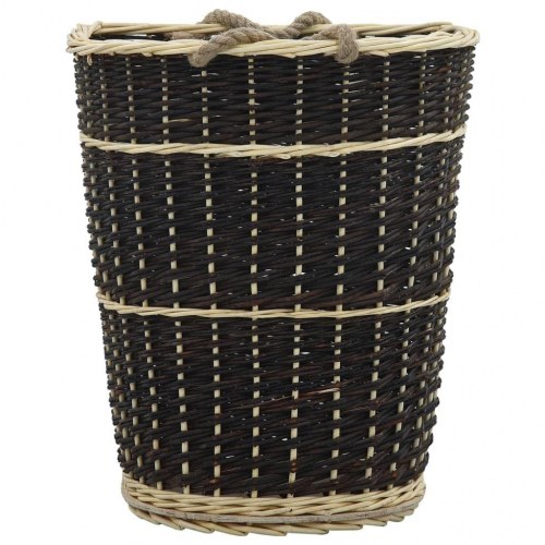 Bærerygsæk til brænde med håndtag 50 x 44 x 58 cm naturpil