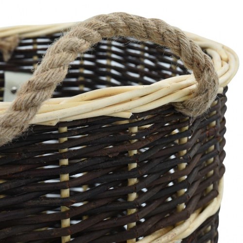 Bærerygsæk til brænde med håndtag 50 x 44 x 58 cm naturpil