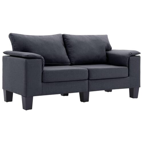 2-personers sofa stof mørkegrå