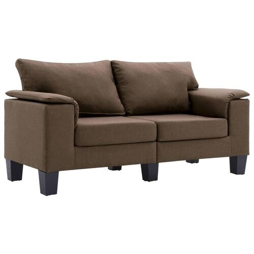 2-personers sofa stof brun