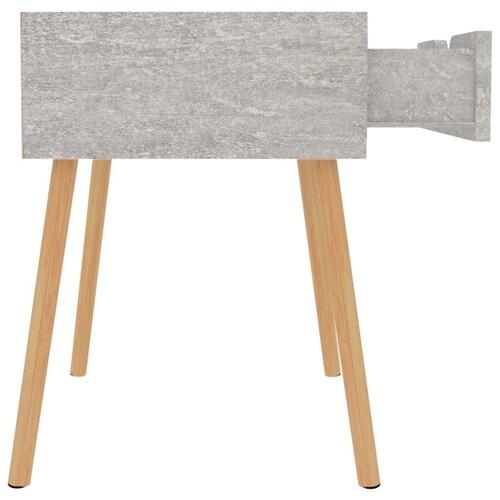 Sengeborde 2 stk. 40x40x56 cm spånplade betongrå
