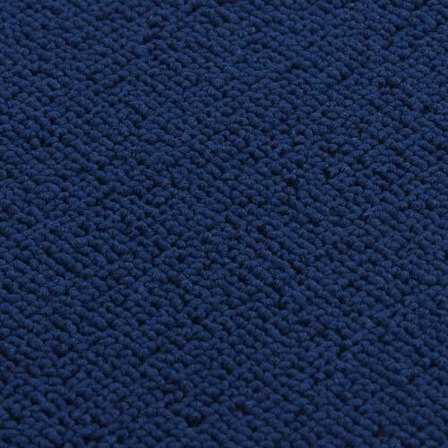 Skridsikre trappemåtter 15 stk. 60x25 cm rektangulær marineblå