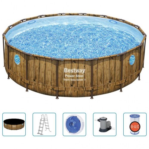 Bestway swimmingpoolsæt Power Steel 488x122 cm