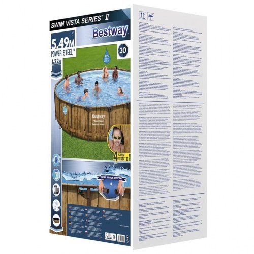 Bestway Power Steel swimmingpoolsæt 549x122 cm