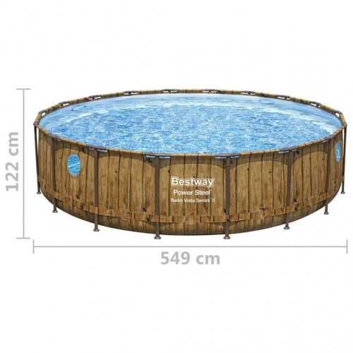 Bestway Power Steel swimmingpoolsæt 549x122 cm