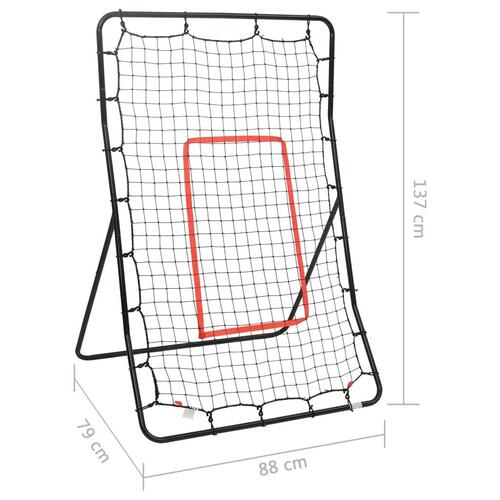 Softball-rebounder 88x79x137 cm stål