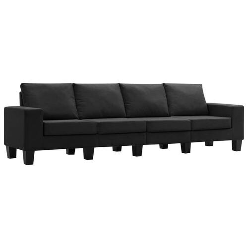 4-personers sofa stof sort