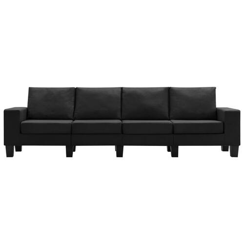 4-personers sofa stof sort