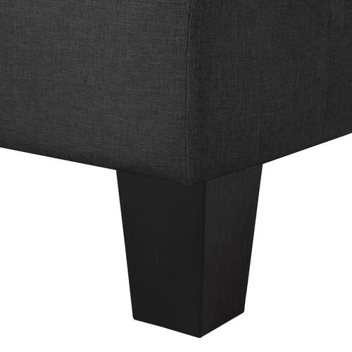 4-personers sofa stof sort