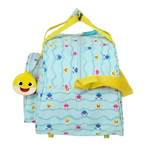 Sportstaske Baby Shark Beach Day Gul Lyseblå (40 x 24 x 23 cm)