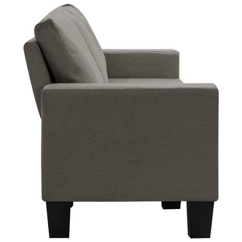 4-personers sofa stof gråbrun