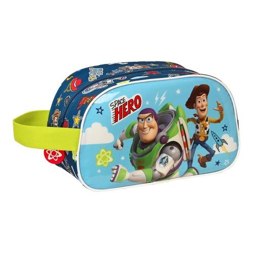 Børne Toilettaske Toy Story Space Hero Børns Marineblå Lysegrøn (26 x 15 x 12 cm)