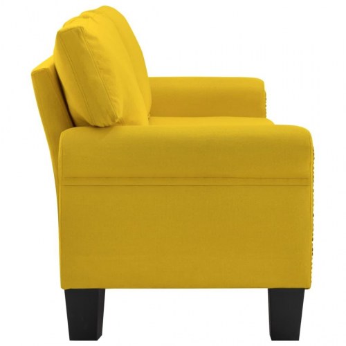 3-personers sofa stof gul