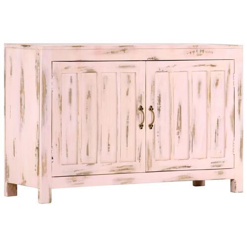 Skænk 110x35x70 cm massivt mangotræ lyserød