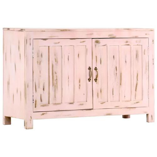 Skænk 110x35x70 cm massivt mangotræ lyserød