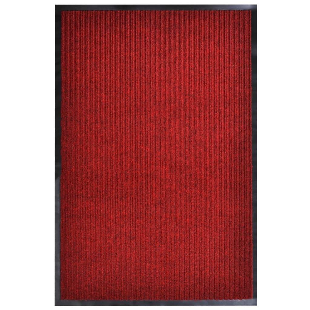Dørmåtte 117x220 cm PVC rød