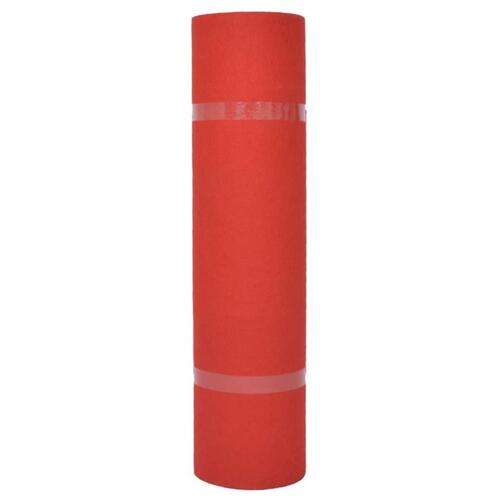Messetæppe 1,2x12 m rød