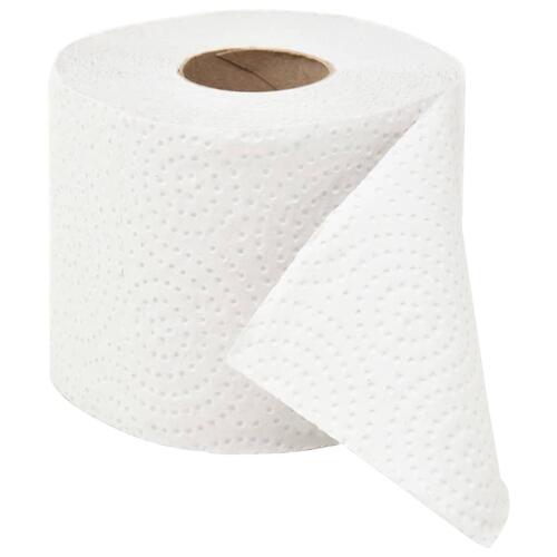 2-lags toiletpapir med præget mønster 128 ruller 250 ark