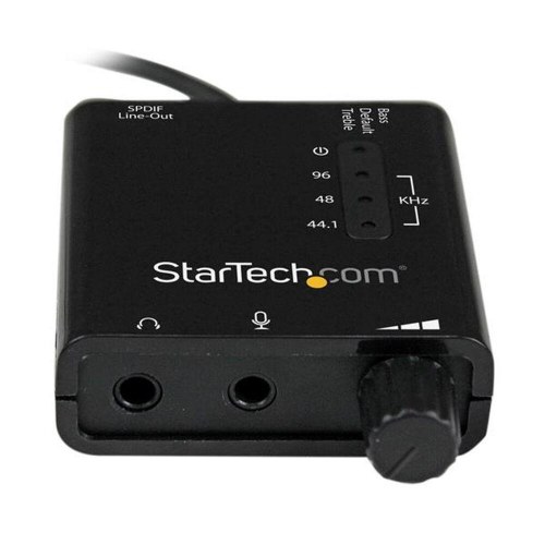 Eksternt lydkort StarTech ICUSBAUDIO2D USB 2.0 (sort)