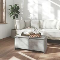 Sofabord 90x50x41,5 cm konstrueret træ betongrå
