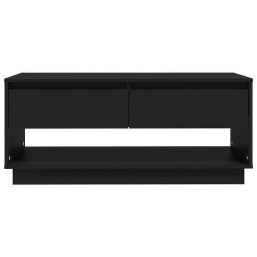 Sofabord 102,5x55x44 cm konstrueret træ sort