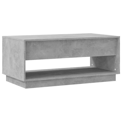 Sofabord 102,5x55x44 cm konstrueret træ betongrå
