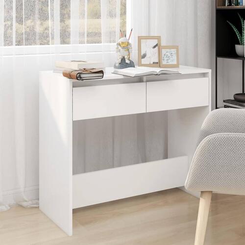 Konsolbord 89x41x76,5 cm stål hvid