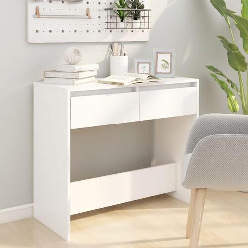 Konsolbord 89x41x76,5 cm stål hvid
