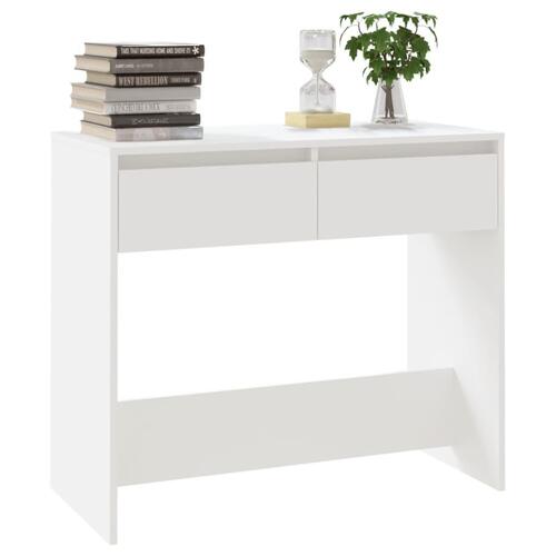 Konsolbord 89x41x76,5 cm stål hvid