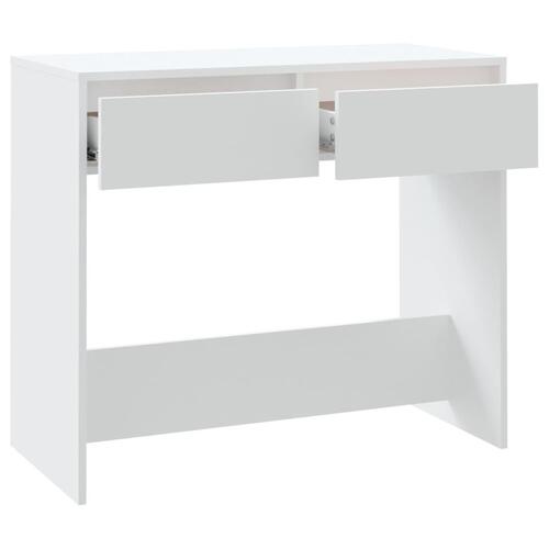 Konsolbord 89x41x76,5 cm stål hvid