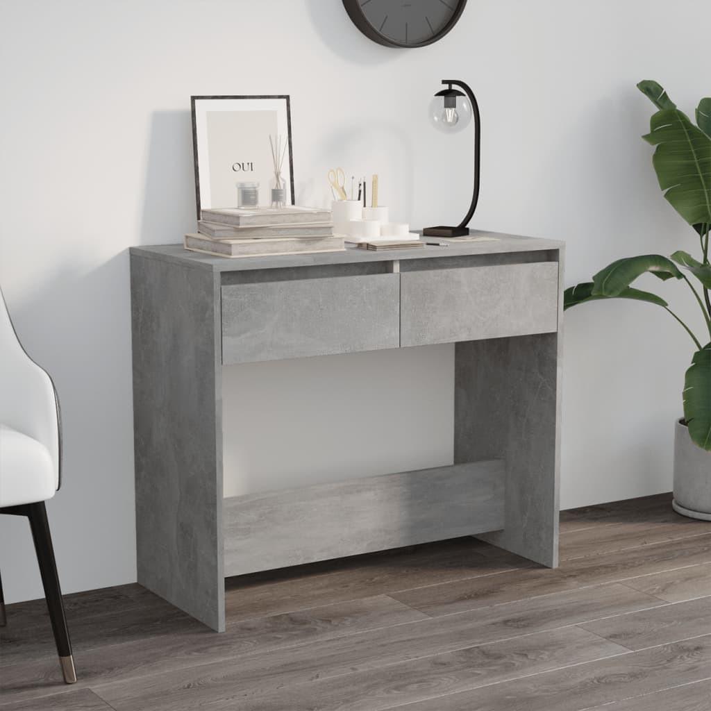 Konsolbord 89x41x76,5 cm stål betongrå