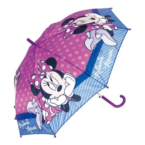 Minnie Mouse automatisk paraply - Lucky Pink, Ø 84 cm