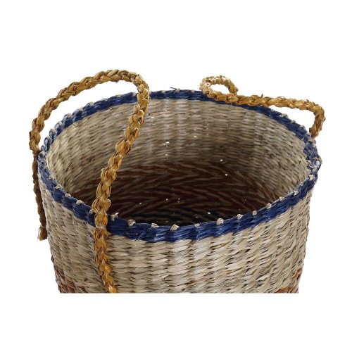 Kurvesæt i havgræs - Orange/Grøn/Marineblå (2 stk) 35 × 35 × 46 cm