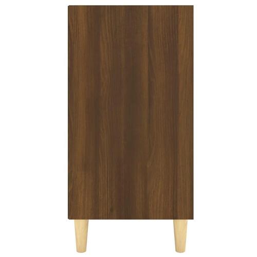 Skænk 103,5x35x70 cm konstrueret træ brun egetræsfarve