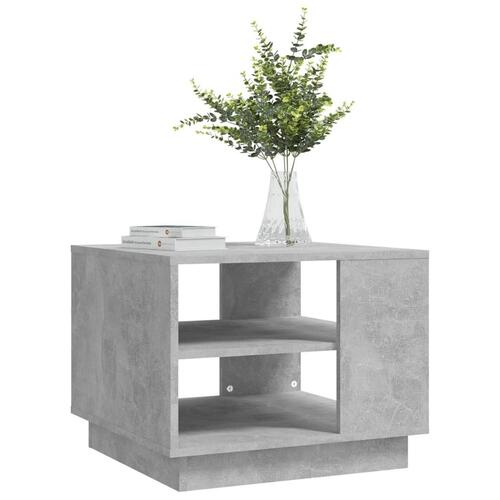 Sofabord 55x55x43 cm spånplade betongrå