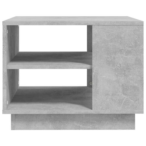 Sofabord 55x55x43 cm spånplade betongrå